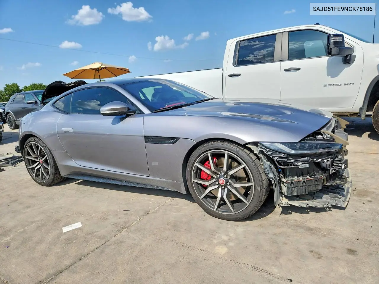 2022 Jaguar F-Type R VIN: SAJD51FE9NCK78186 Lot: 62312166