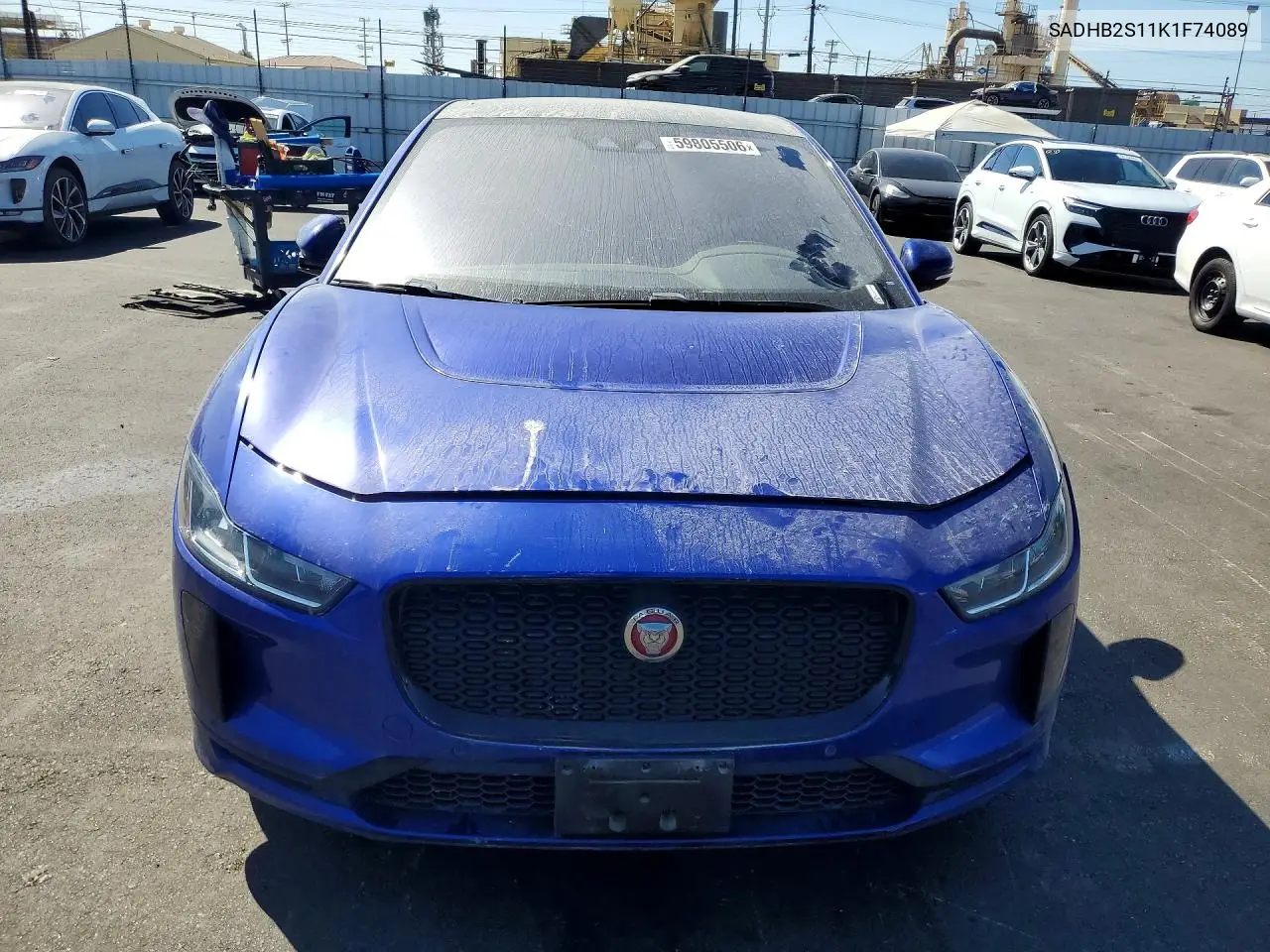 2019 Jaguar I-Pace S VIN: SADHB2S11K1F74089 Lot: 59805506
