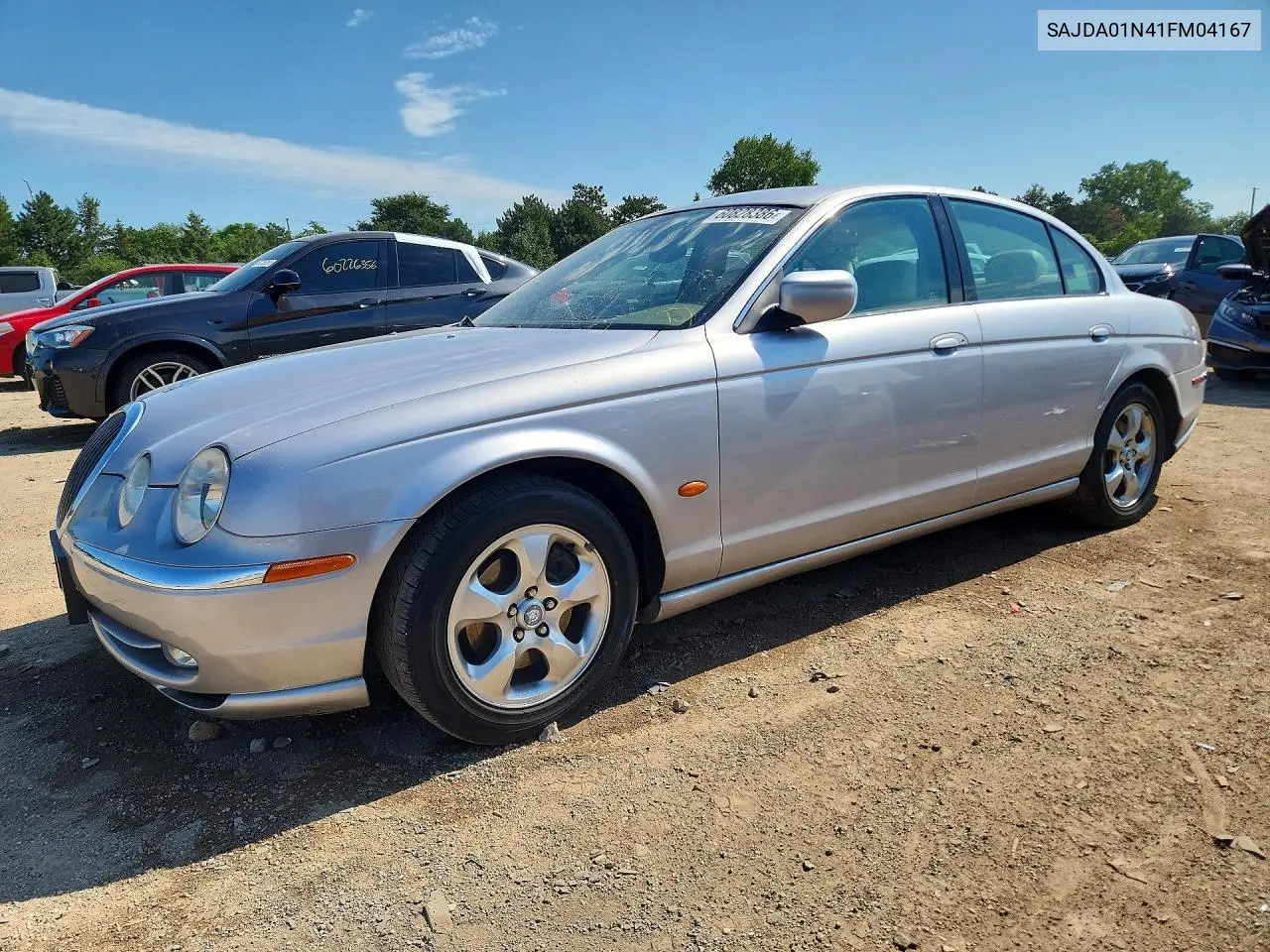 2001 Jaguar S-Type VIN: SAJDA01N41FM04167 Lot: 60828386