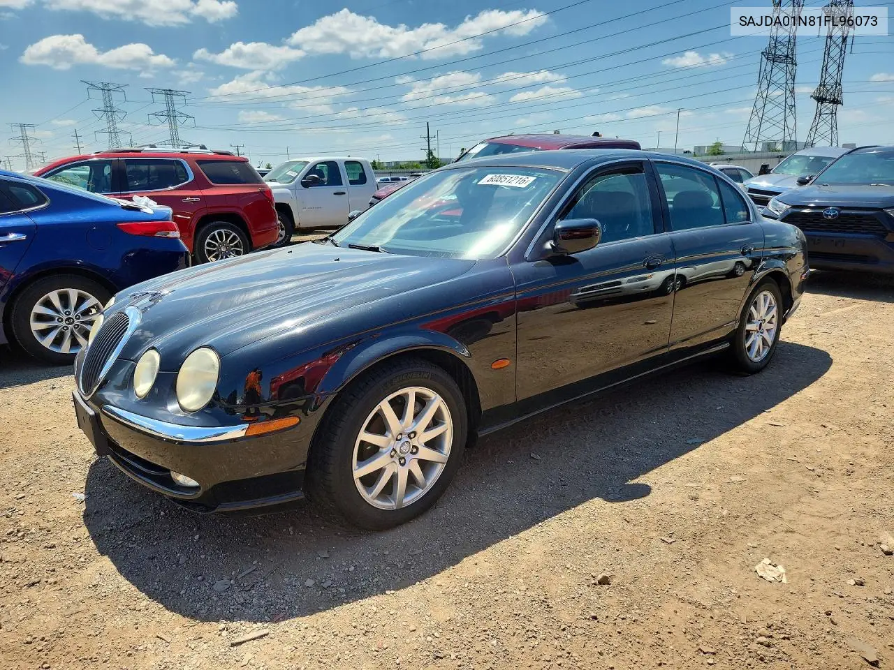 2001 Jaguar S-Type VIN: SAJDA01N81FL96073 Lot: 60851216