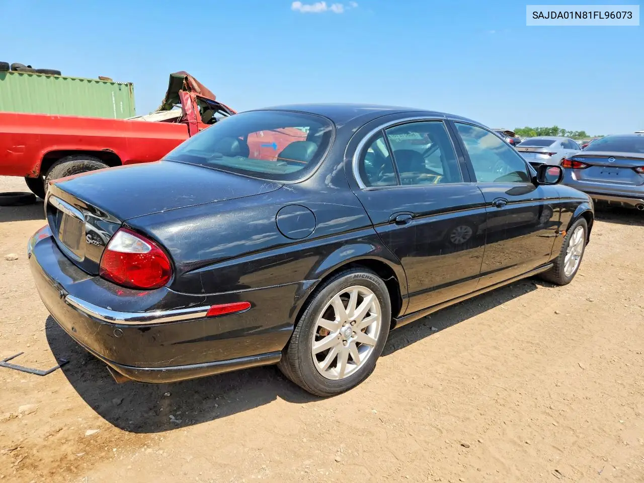 2001 Jaguar S-Type VIN: SAJDA01N81FL96073 Lot: 60851216