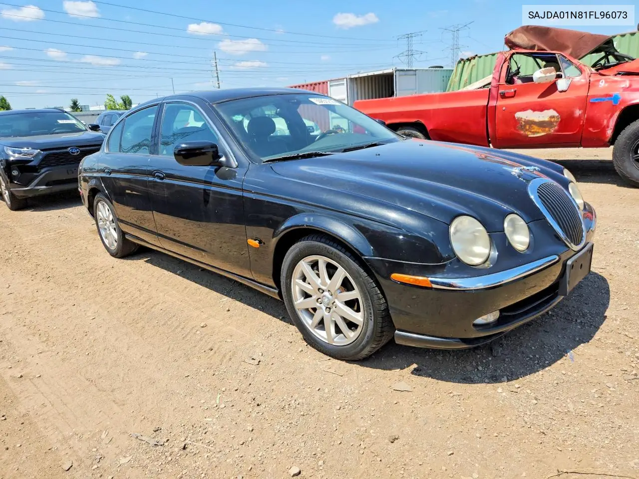 2001 Jaguar S-Type VIN: SAJDA01N81FL96073 Lot: 60851216