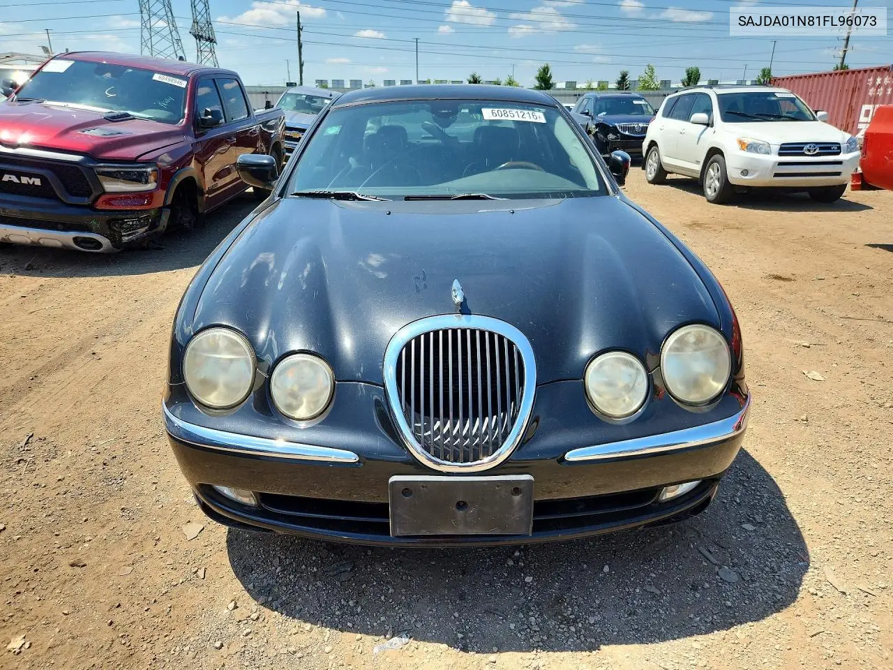 2001 Jaguar S-Type VIN: SAJDA01N81FL96073 Lot: 60851216