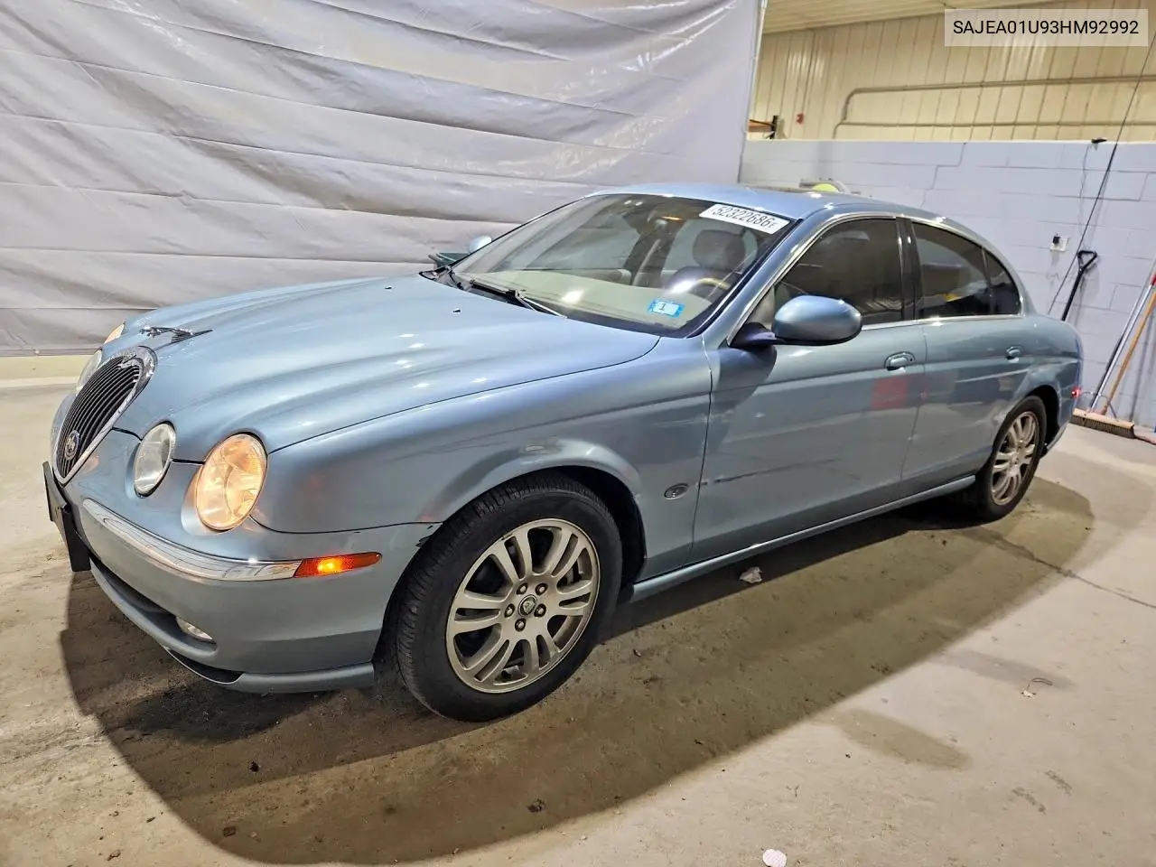 2003 Jaguar S-Type VIN: SAJEA01U93HM92992 Lot: 52322686