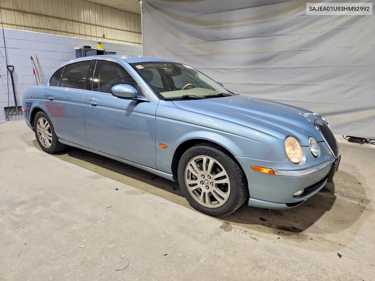 2003 Jaguar S-Type VIN: SAJEA01U93HM92992 Lot: 52322686