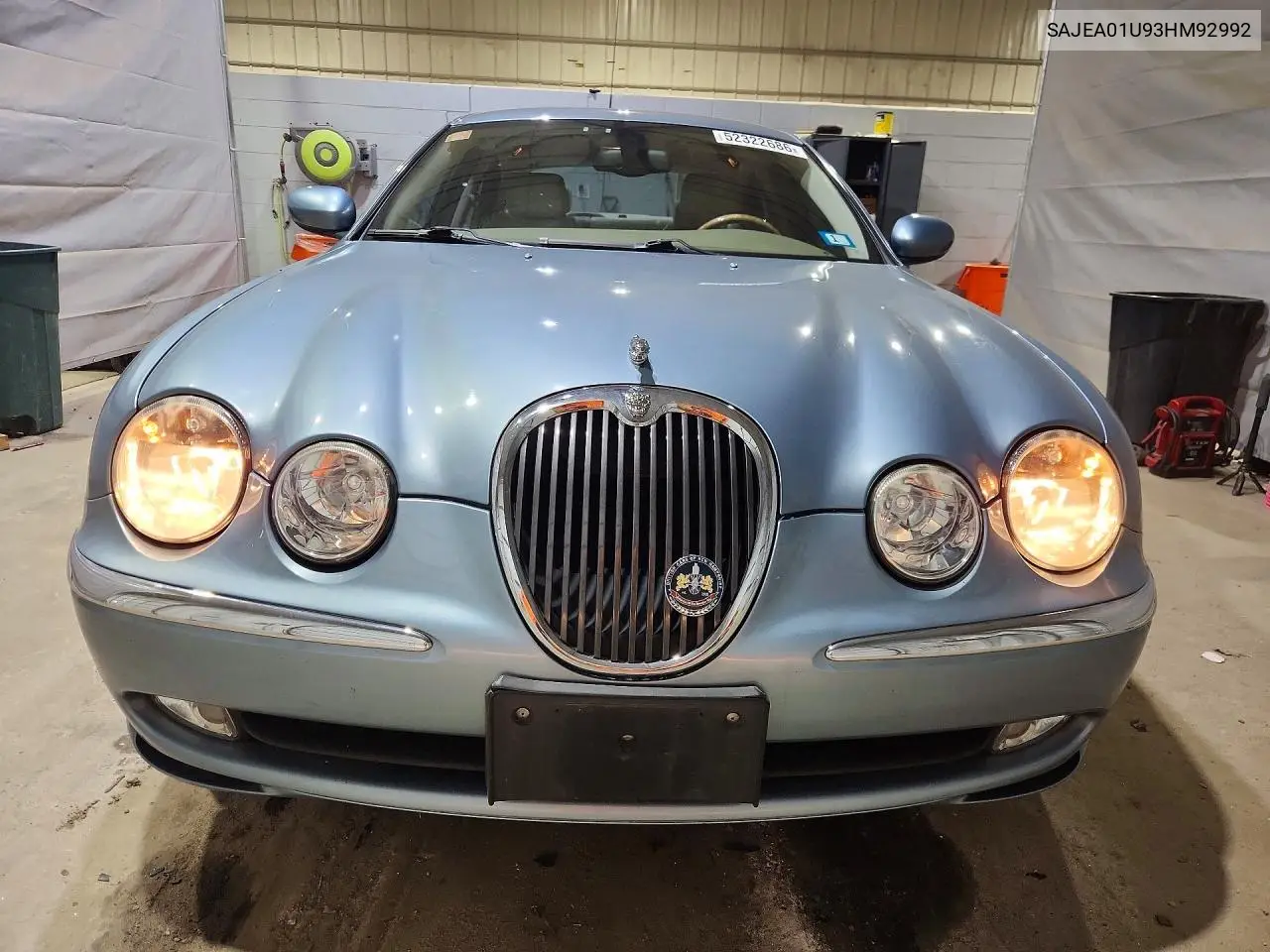 2003 Jaguar S-Type VIN: SAJEA01U93HM92992 Lot: 52322686