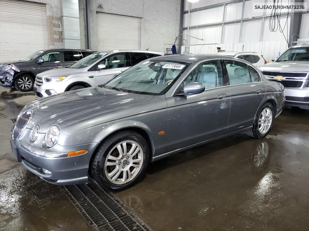 2003 Jaguar S-Type VIN: SAJEA01U93HM73276 Lot: 61715666