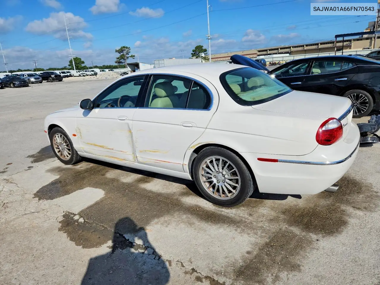 2006 Jaguar S-Type VIN: SAJWA01A66FN70543 Lot: 55785006