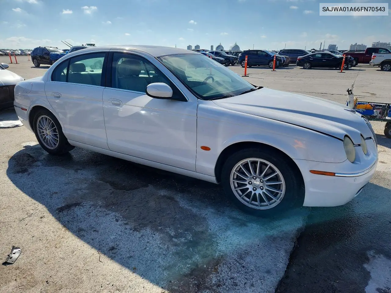 2006 Jaguar S-Type VIN: SAJWA01A66FN70543 Lot: 55785006