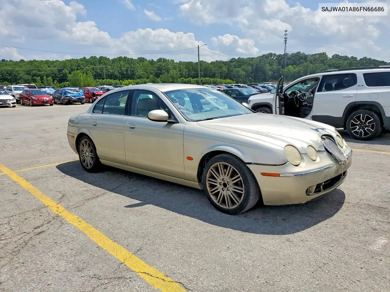 2006 Jaguar S-Type VIN: SAJWA01A86FN66686 Lot: 85773125