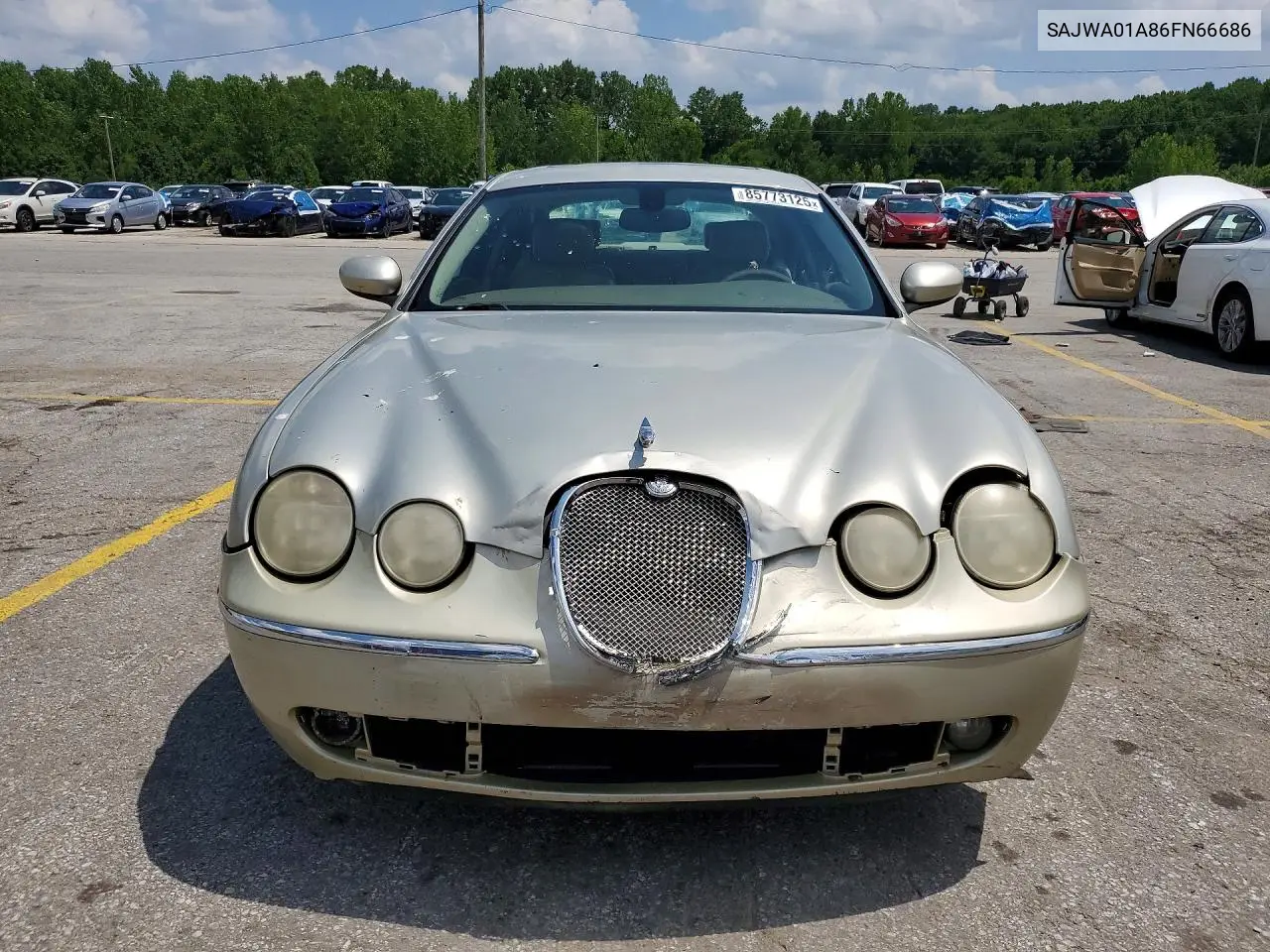 2006 Jaguar S-Type VIN: SAJWA01A86FN66686 Lot: 85773125