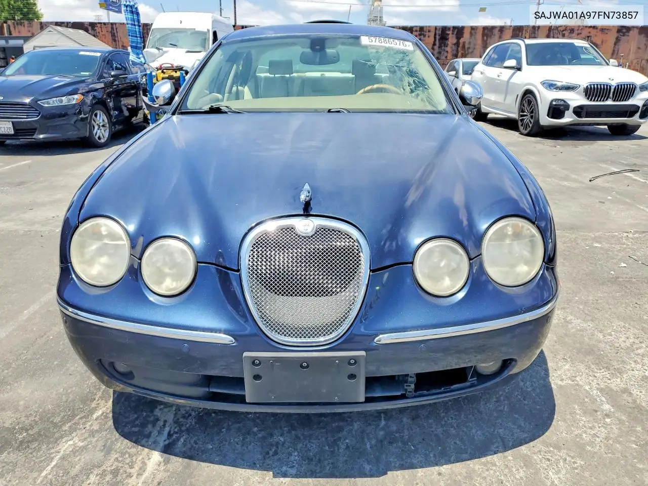 2007 Jaguar S-Type VIN: SAJWA01A97FN73857 Lot: 57886576