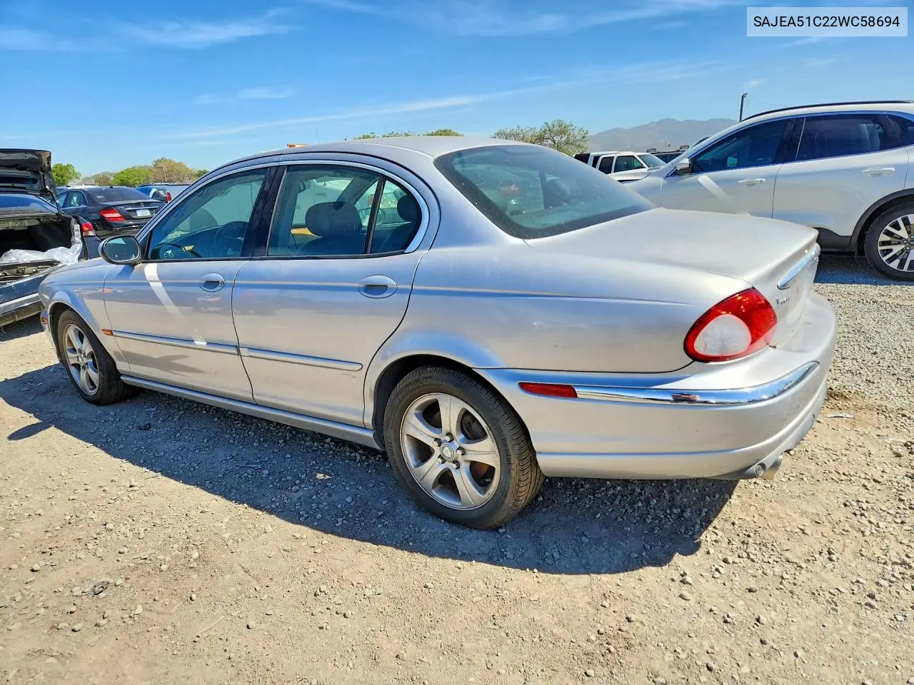 2002 Jaguar X-Type 3.0 VIN: SAJEA51C22WC58694 Lot: 45564996