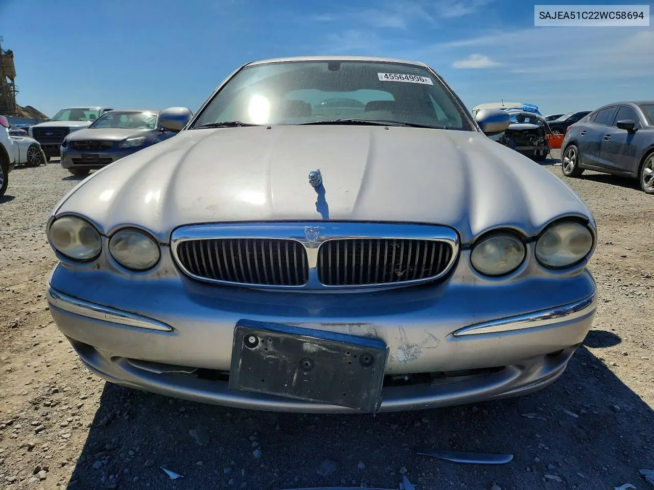 2002 Jaguar X-Type 3.0 VIN: SAJEA51C22WC58694 Lot: 45564996