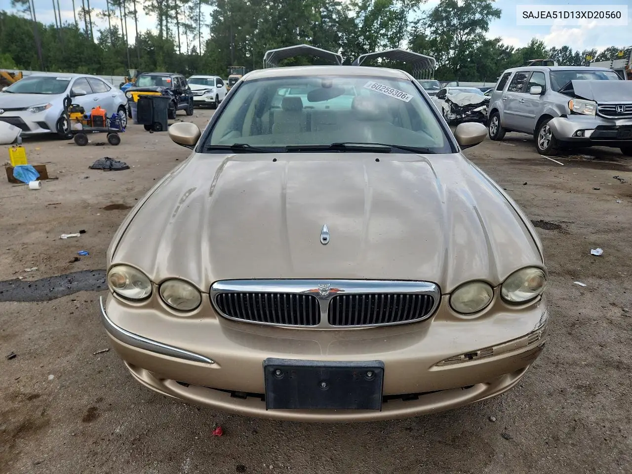 2003 Jaguar X-Type 2.5 VIN: SAJEA51D13XD20560 Lot: 60259306