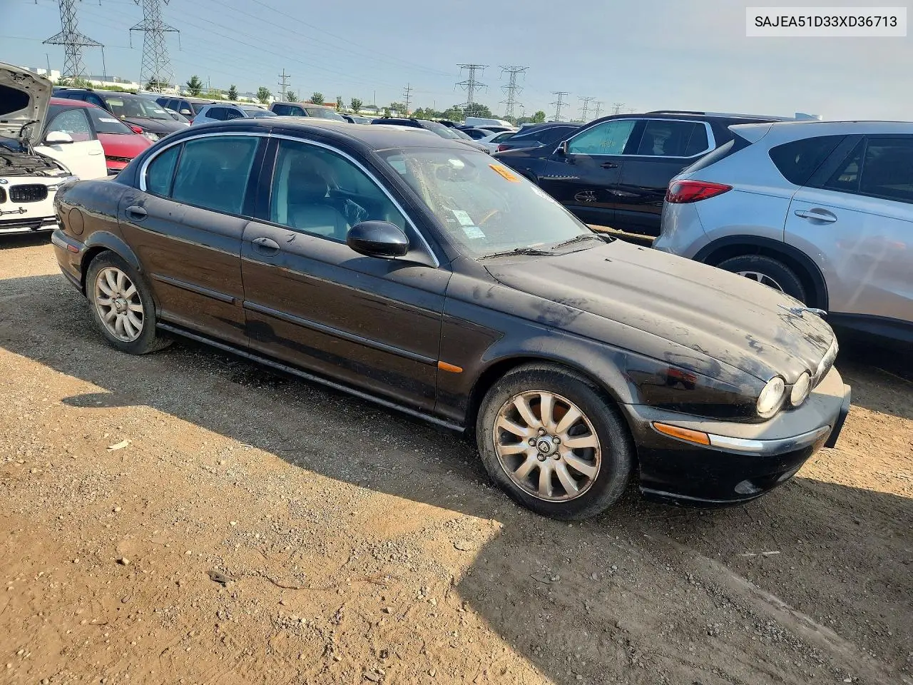 2003 Jaguar X-Type 2.5 VIN: SAJEA51D33XD36713 Lot: 60787476