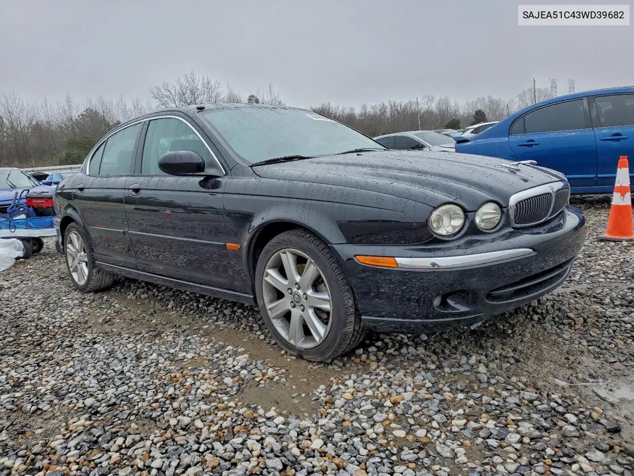 2003 Jaguar X-Type 3.0 VIN: SAJEA51C43WD39682 Lot: 99480565