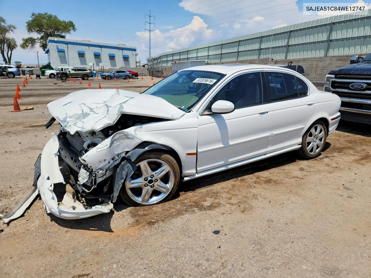 2004 Jaguar X-Type 3.0 VIN: SAJEA51C84WE12747 Lot: 60009616