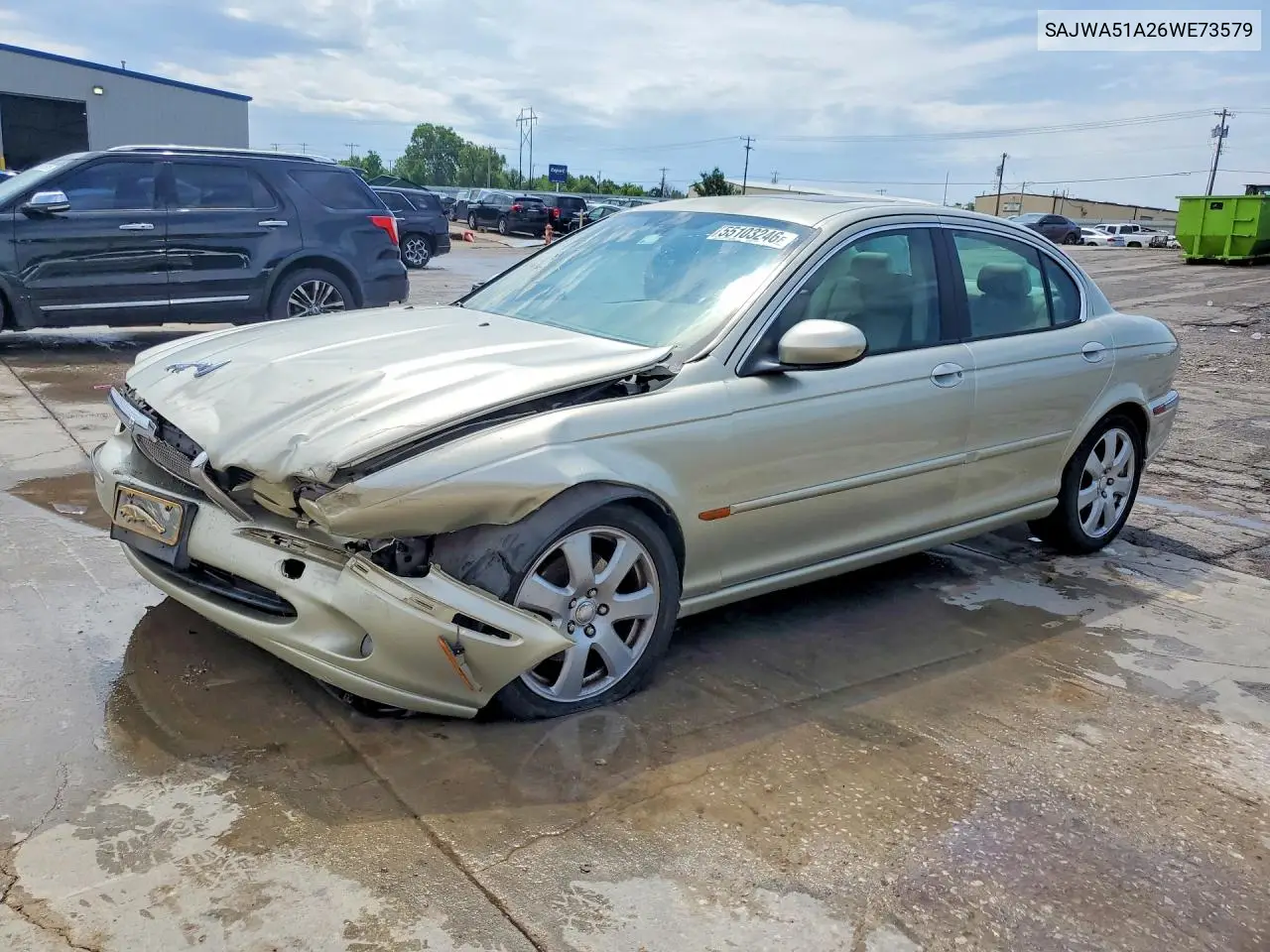 2006 Jaguar X-Type 3.0 VIN: SAJWA51A26WE73579 Lot: 55103246