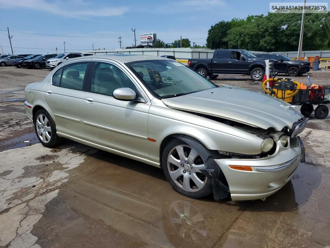 2006 Jaguar X-Type 3.0 VIN: SAJWA51A26WE73579 Lot: 55103246
