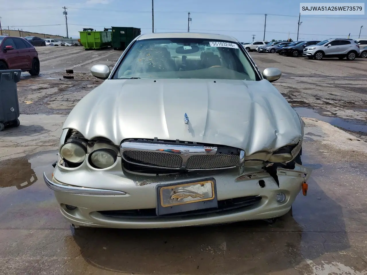 2006 Jaguar X-Type 3.0 VIN: SAJWA51A26WE73579 Lot: 55103246