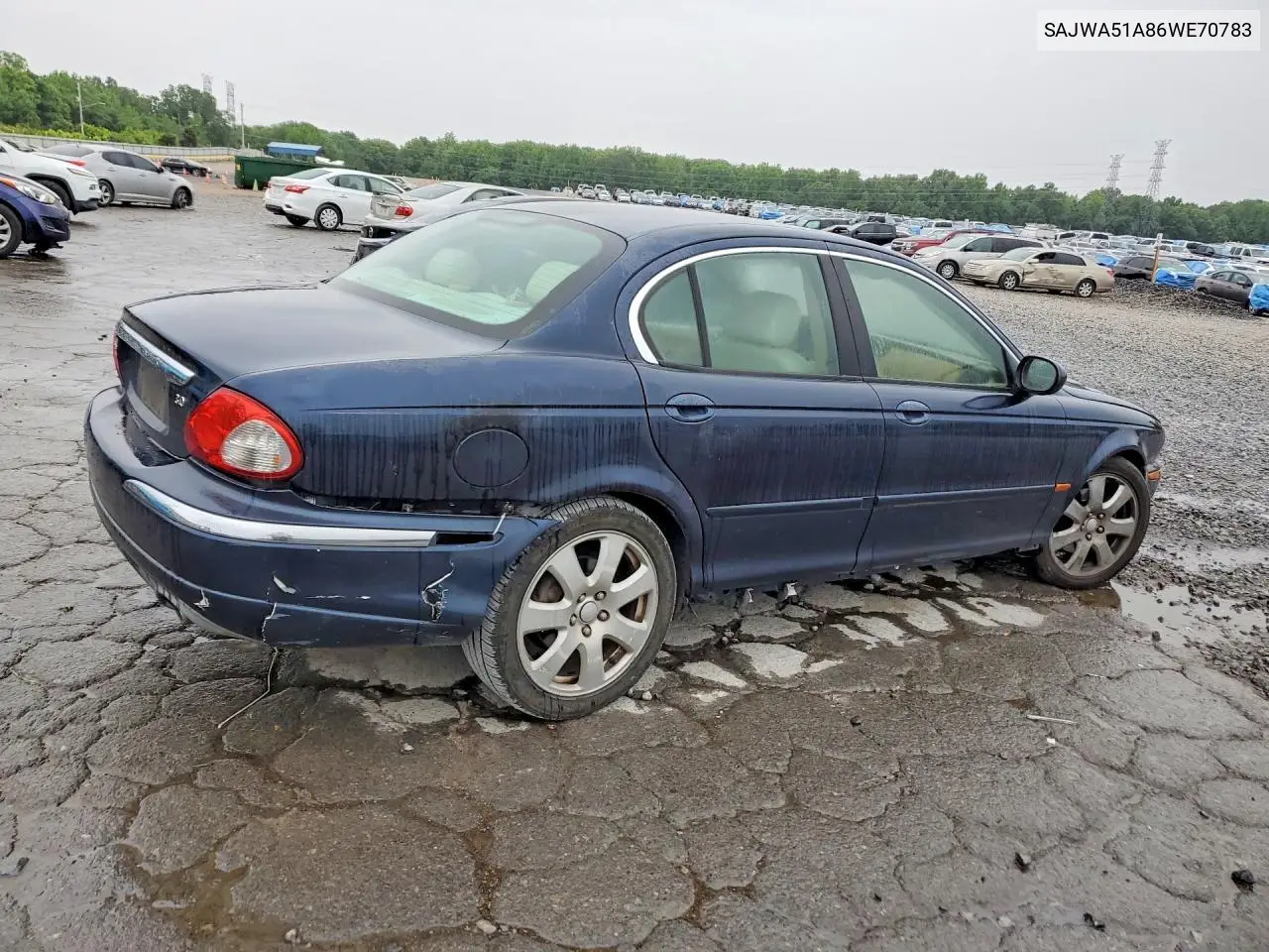 2006 Jaguar X-Type 3.0 VIN: SAJWA51A86WE70783 Lot: 57014326