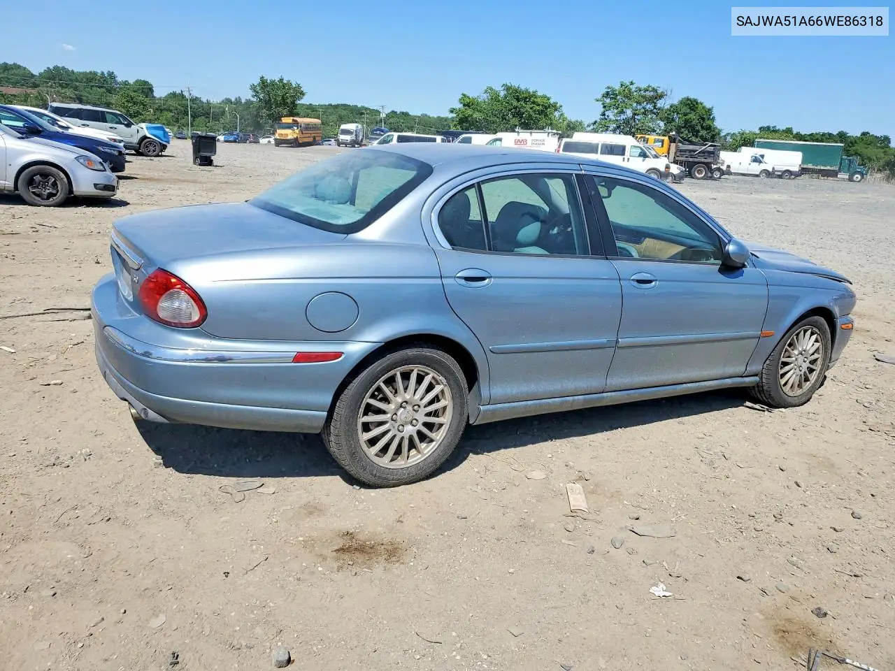 2006 Jaguar X-Type 3.0 VIN: SAJWA51A66WE86318 Lot: 57133646