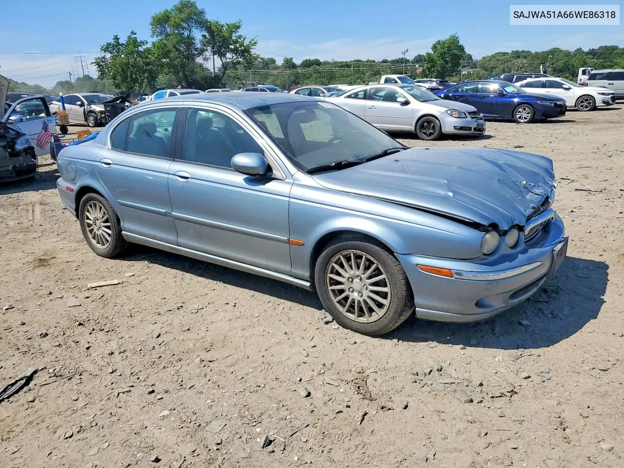 2006 Jaguar X-Type 3.0 VIN: SAJWA51A66WE86318 Lot: 57133646
