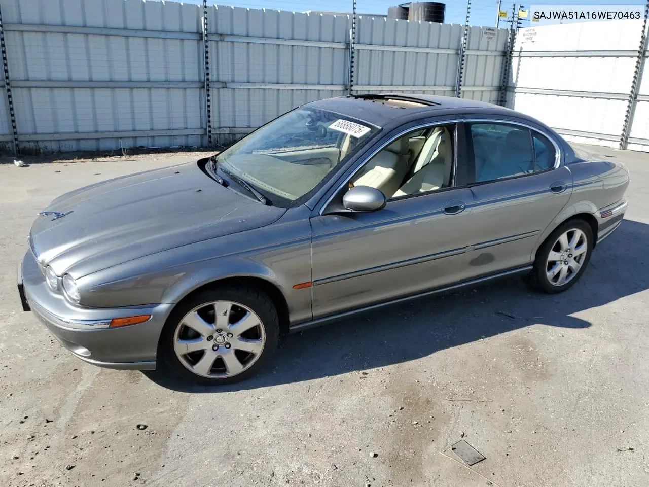 2006 Jaguar X-Type 3.0 VIN: SAJWA51A16WE70463 Lot: 68886075