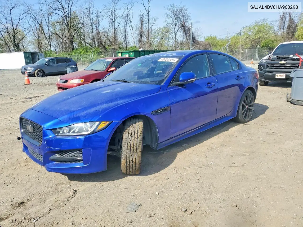 2017 Jaguar Xe R - Sport VIN: SAJAL4BV8HA968298 Lot: 49420726