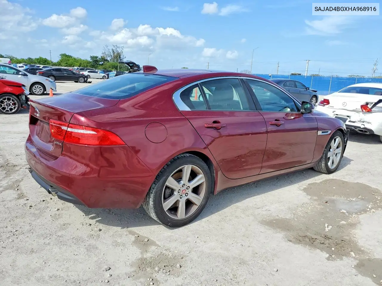 2017 Jaguar Xe Premium VIN: SAJAD4BGXHA968916 Lot: 49807026