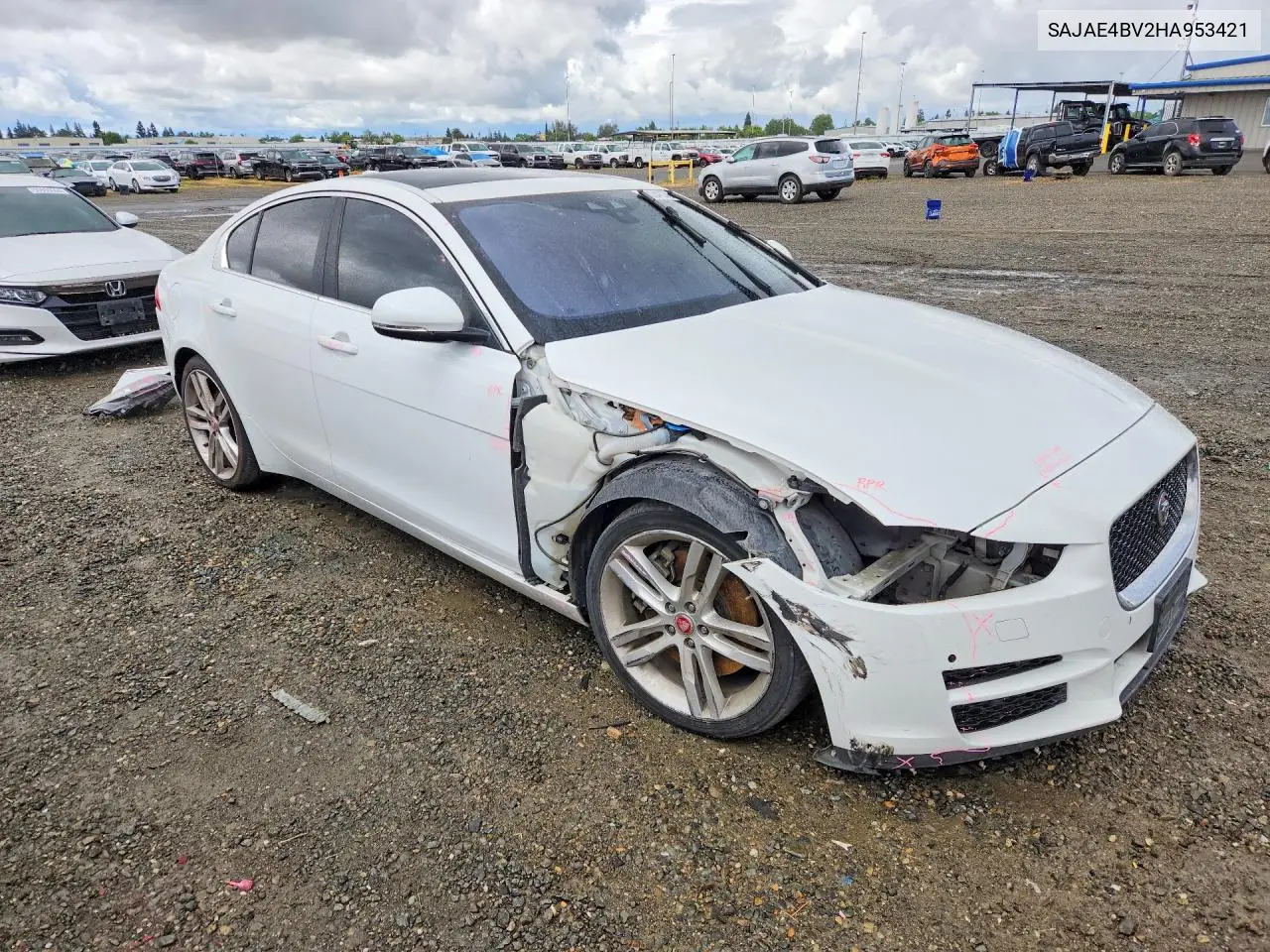 2017 Jaguar Xe Prestige VIN: SAJAE4BV2HA953421 Lot: 50348766