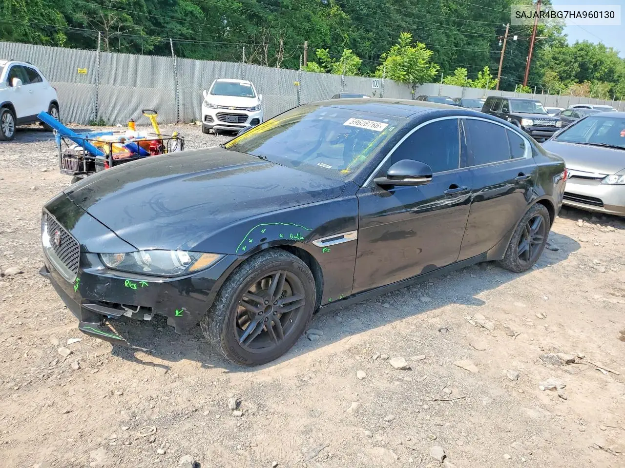 2017 Jaguar Xe VIN: SAJAR4BG7HA960130 Lot: 59628766