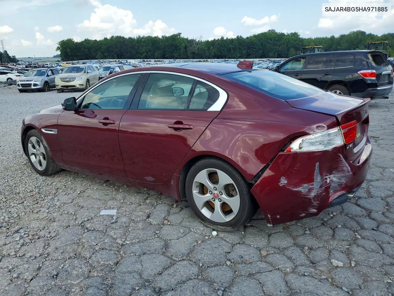 2017 Jaguar Xe VIN: SAJAR4BG5HA971885 Lot: 60117786