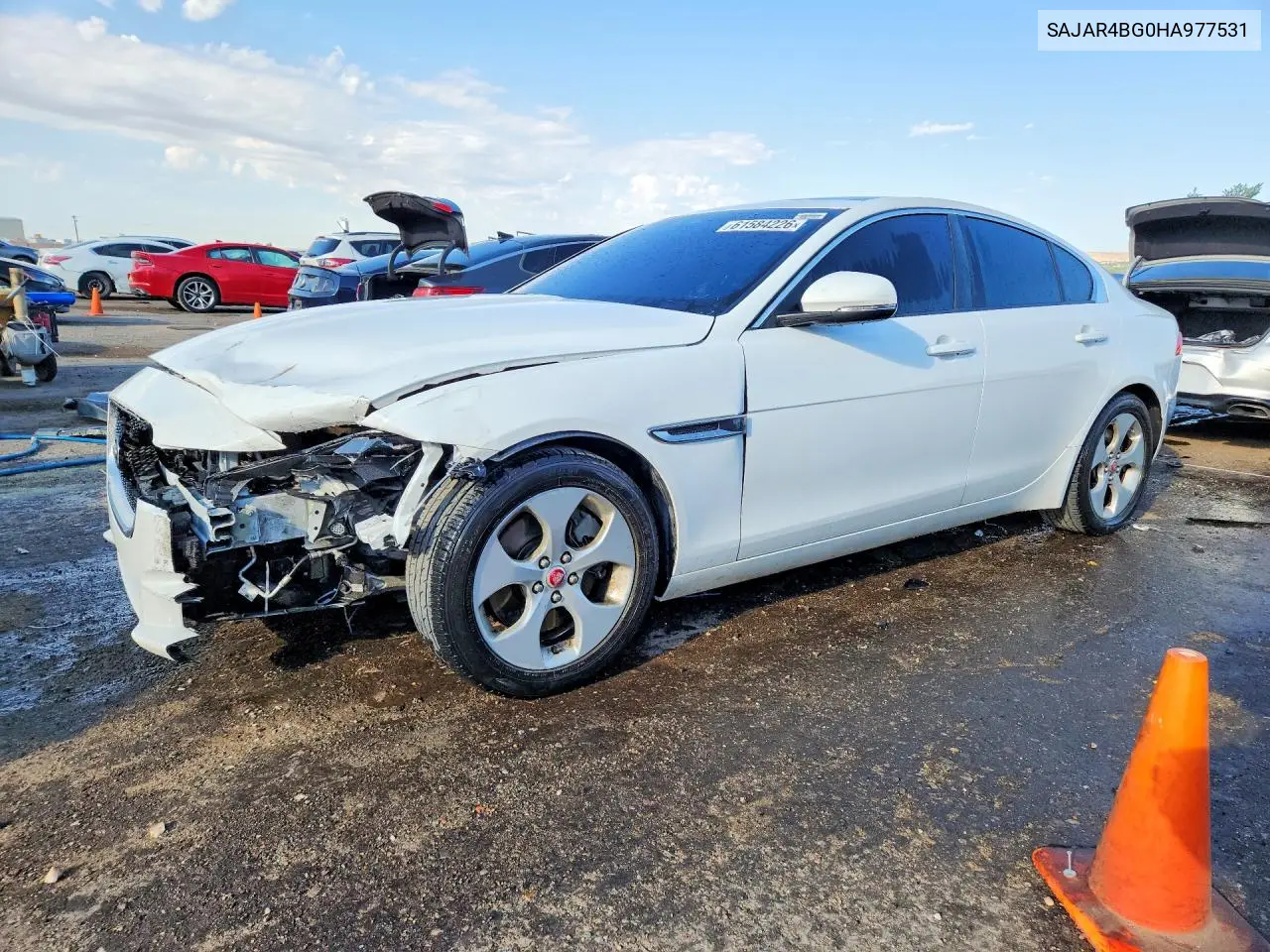 2017 Jaguar Xe VIN: SAJAR4BG0HA977531 Lot: 61584226