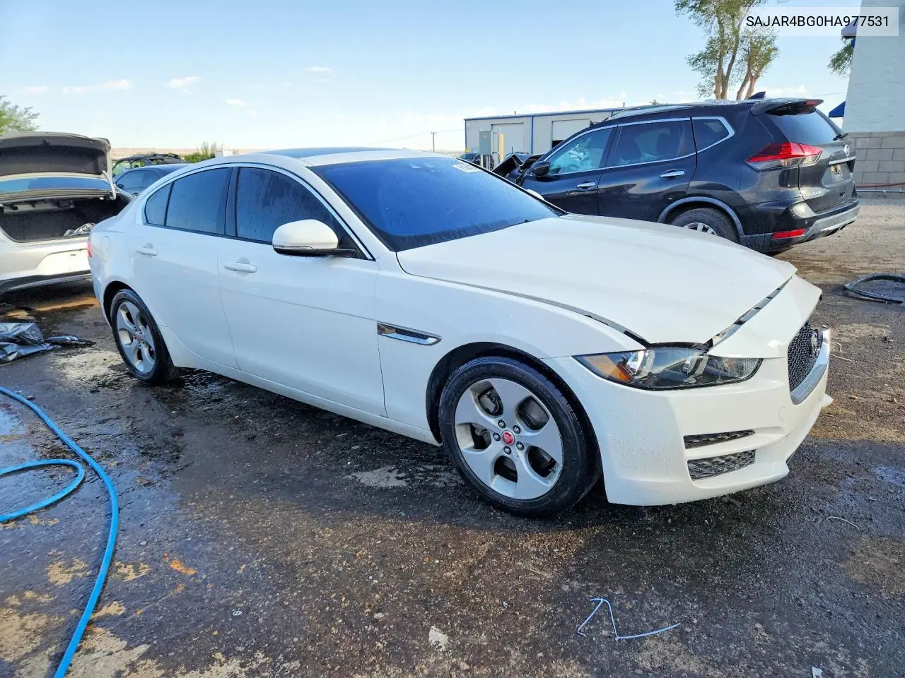 2017 Jaguar Xe VIN: SAJAR4BG0HA977531 Lot: 61584226