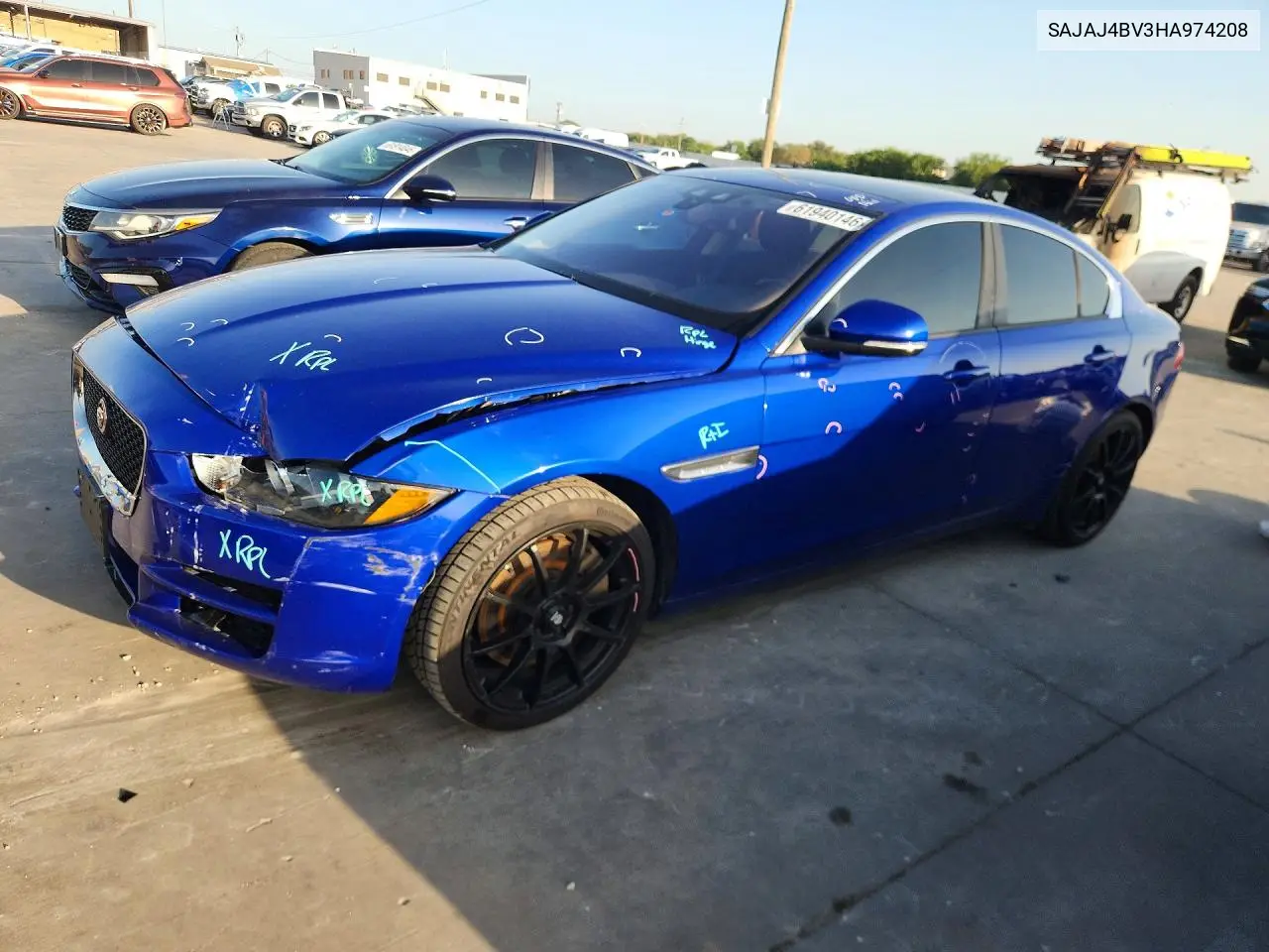 2017 Jaguar Xe Premium VIN: SAJAJ4BV3HA974208 Lot: 61940146