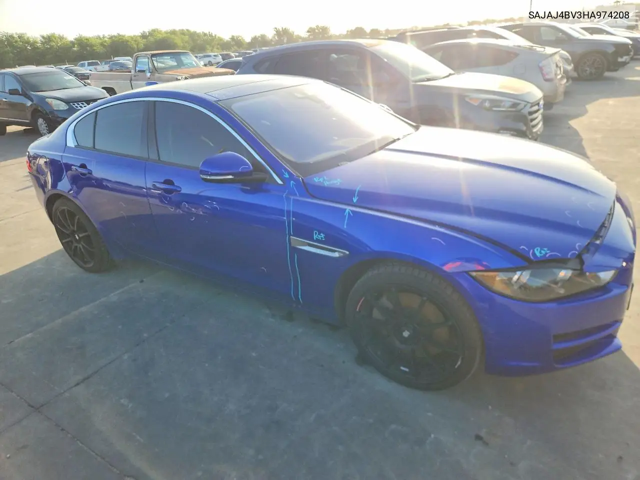 2017 Jaguar Xe Premium VIN: SAJAJ4BV3HA974208 Lot: 61940146
