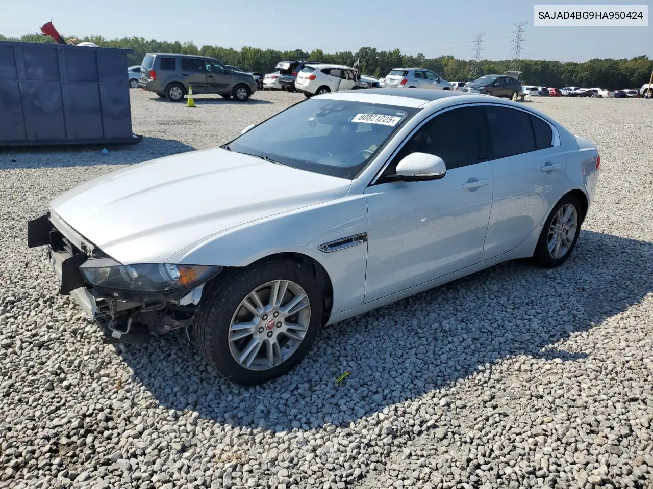 2017 Jaguar Xe Premium VIN: SAJAD4BG9HA950424 Lot: 80821225