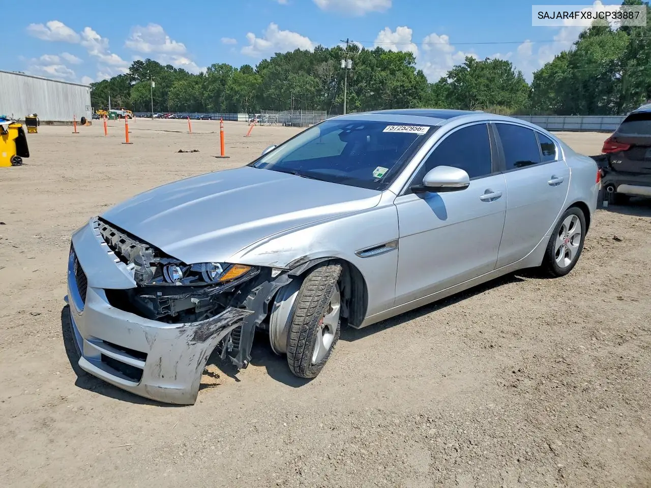 2018 Jaguar Xe VIN: SAJAR4FX8JCP33887 Lot: 57252956