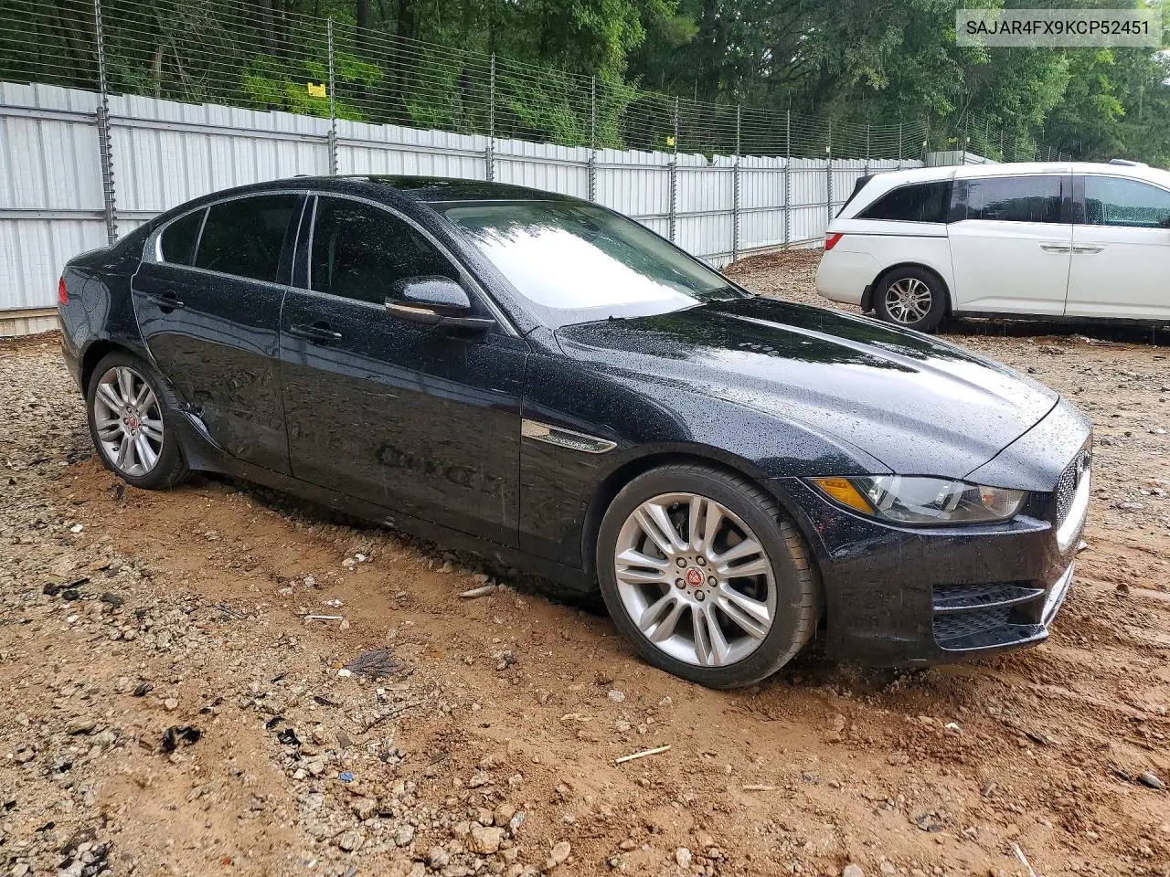 2019 Jaguar Xe VIN: SAJAR4FX9KCP52451 Lot: 57488526