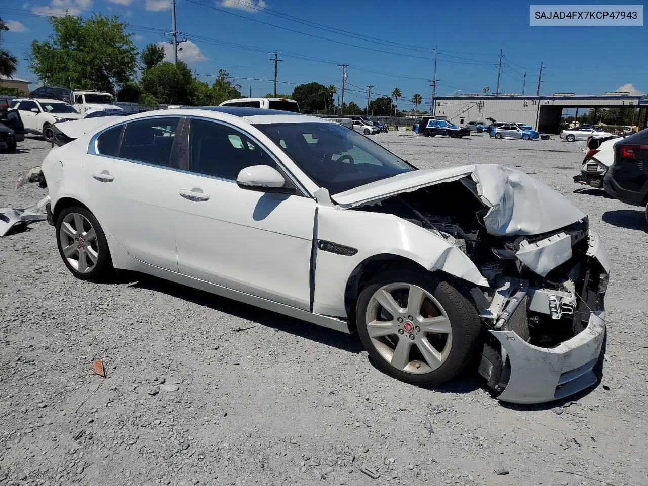 2019 Jaguar Xe Premium VIN: SAJAD4FX7KCP47943 Lot: 58280436