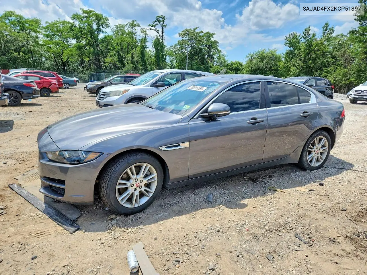 2019 Jaguar Xe Premium VIN: SAJAD4FX2KCP51897 Lot: 58915586