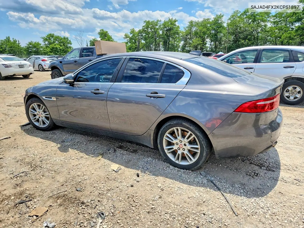 2019 Jaguar Xe Premium VIN: SAJAD4FX2KCP51897 Lot: 58915586