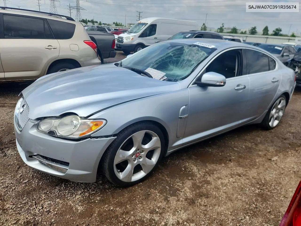 2009 Jaguar Xf Supercharged VIN: SAJWA07C391R35674 Lot: 56445556