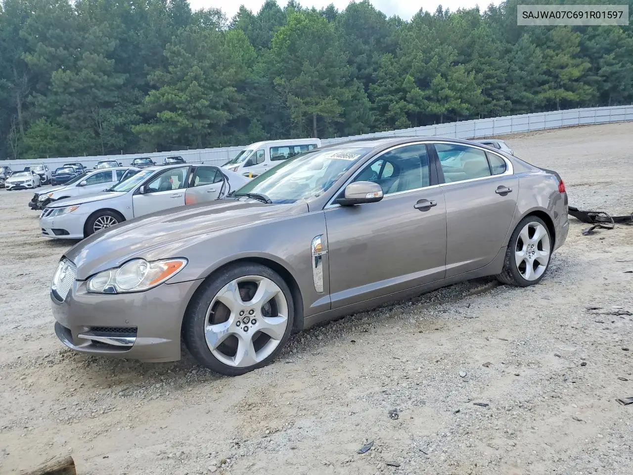 2009 Jaguar Xf Supercharged VIN: SAJWA07C691R01597 Lot: 61409696