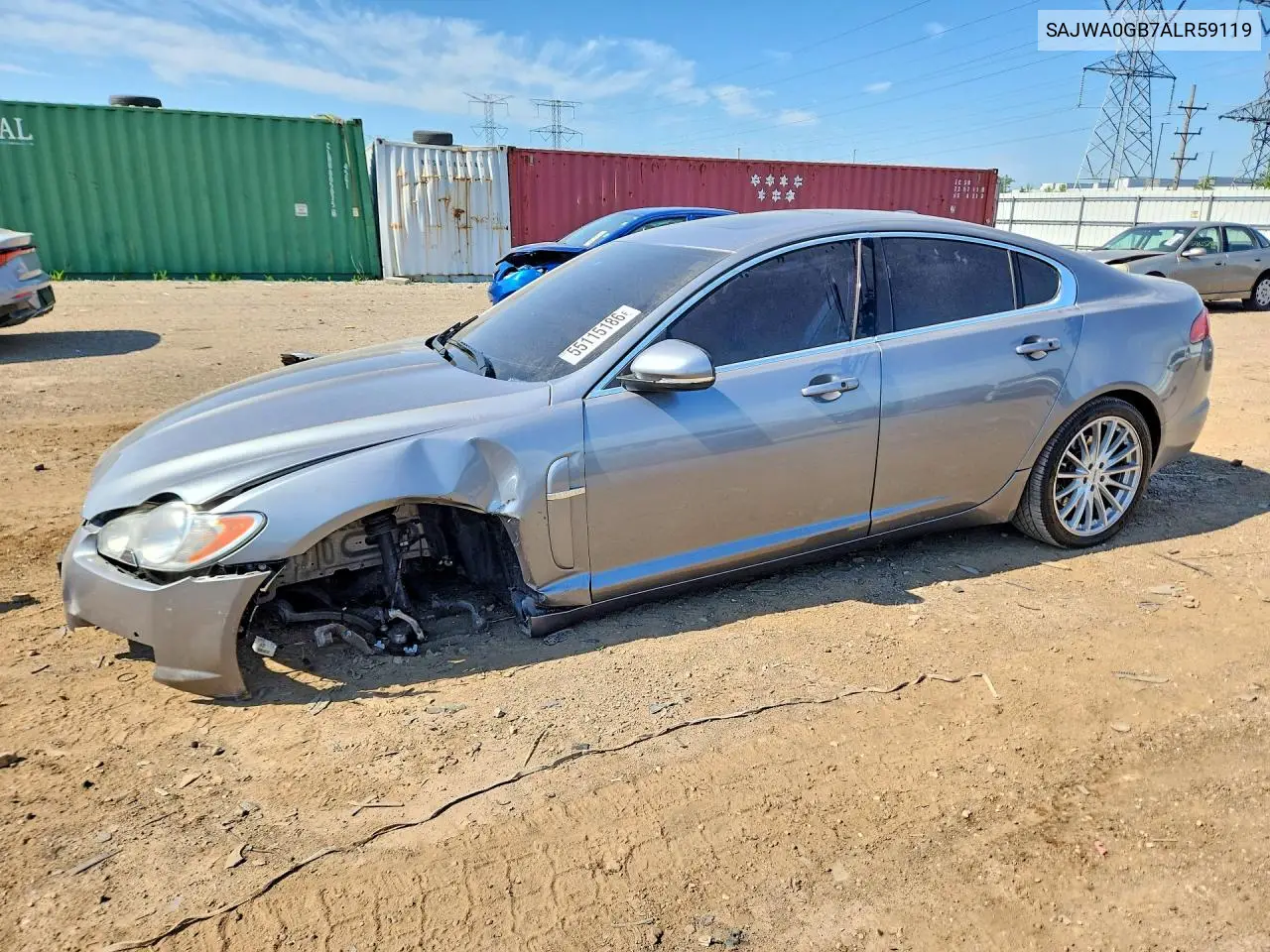 2010 Jaguar Xf Premium VIN: SAJWA0GB7ALR59119 Lot: 55115186