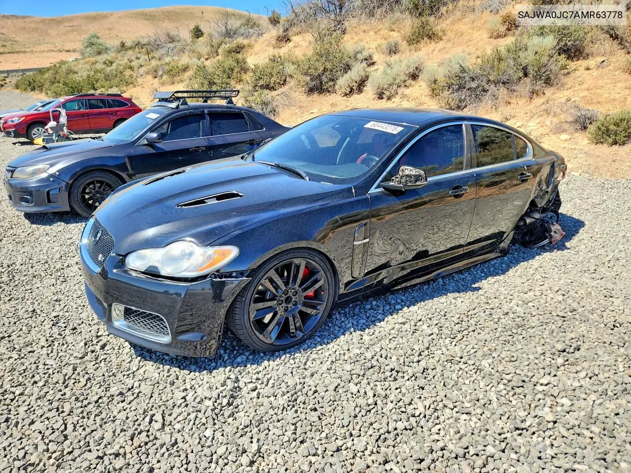 2010 Jaguar Xf R VIN: SAJWA0JC7AMR63778 Lot: 60443276