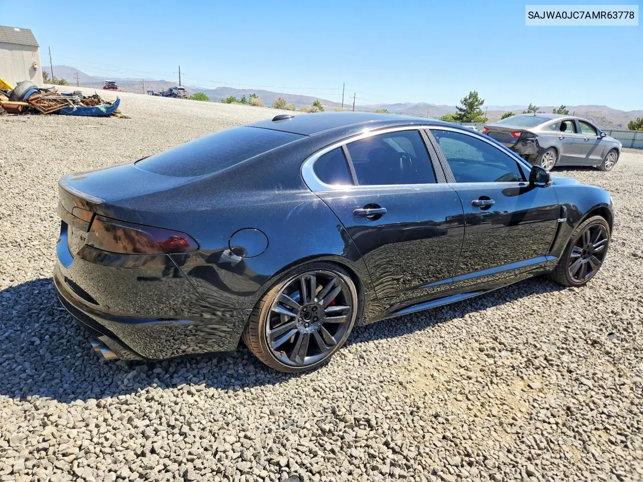 2010 Jaguar Xf R VIN: SAJWA0JC7AMR63778 Lot: 60443276