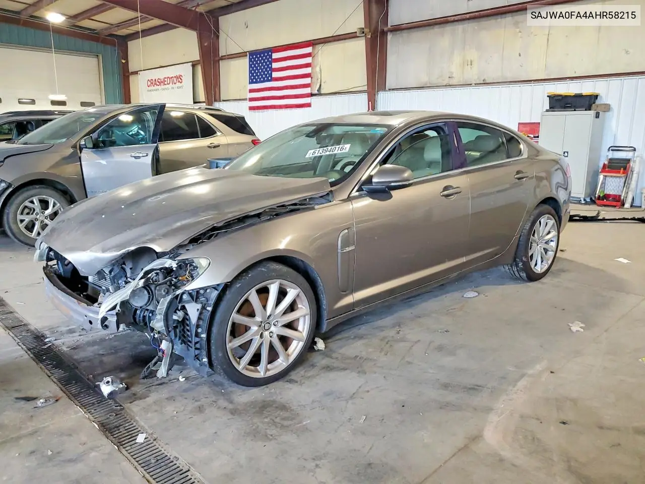 2010 Jaguar Xf Luxury VIN: SAJWA0FA4AHR58215 Lot: 61394016